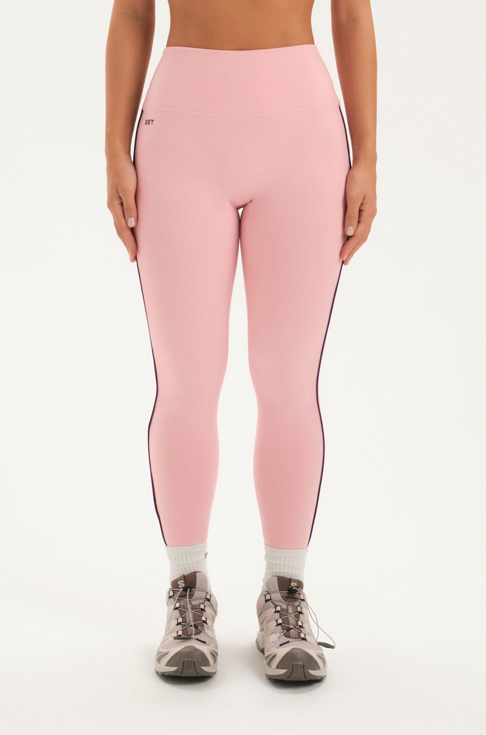 FORMCLOUD® CLOUD PIPE HIGH-RISE LEGGINGS - GARNET