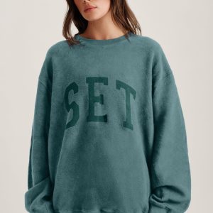 MIDWEIGHT SWEATS REVERSE SET CREWNECK - SYNC