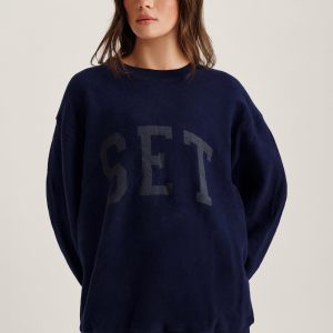 MIDWEIGHT SWEATS REVERSE SET CREWNECK - TETHER