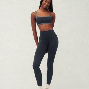 LUXFORM® LUX DUO STRIPE LEGGINGS - INDIGO
