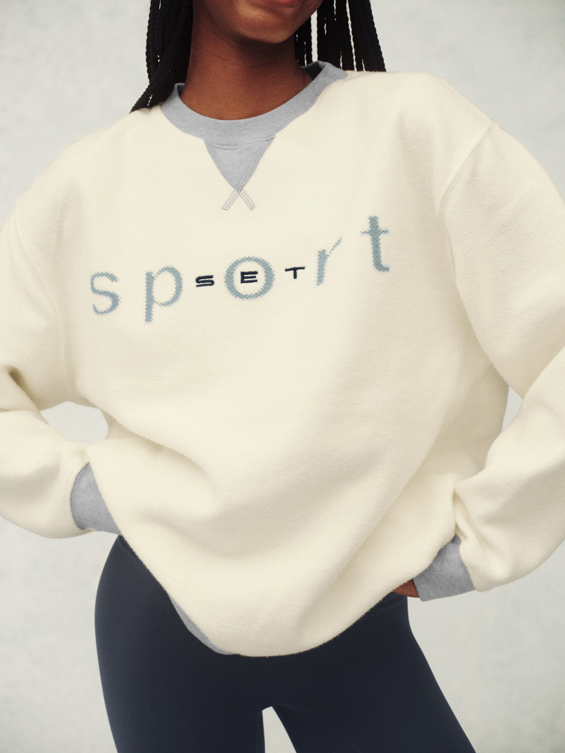 MIDWEIGHT SWEATS STAPLE VINTAGE CREWNECK - WORN