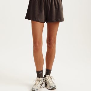 HEAVY COTTON EASY SHORTS - GRAIN