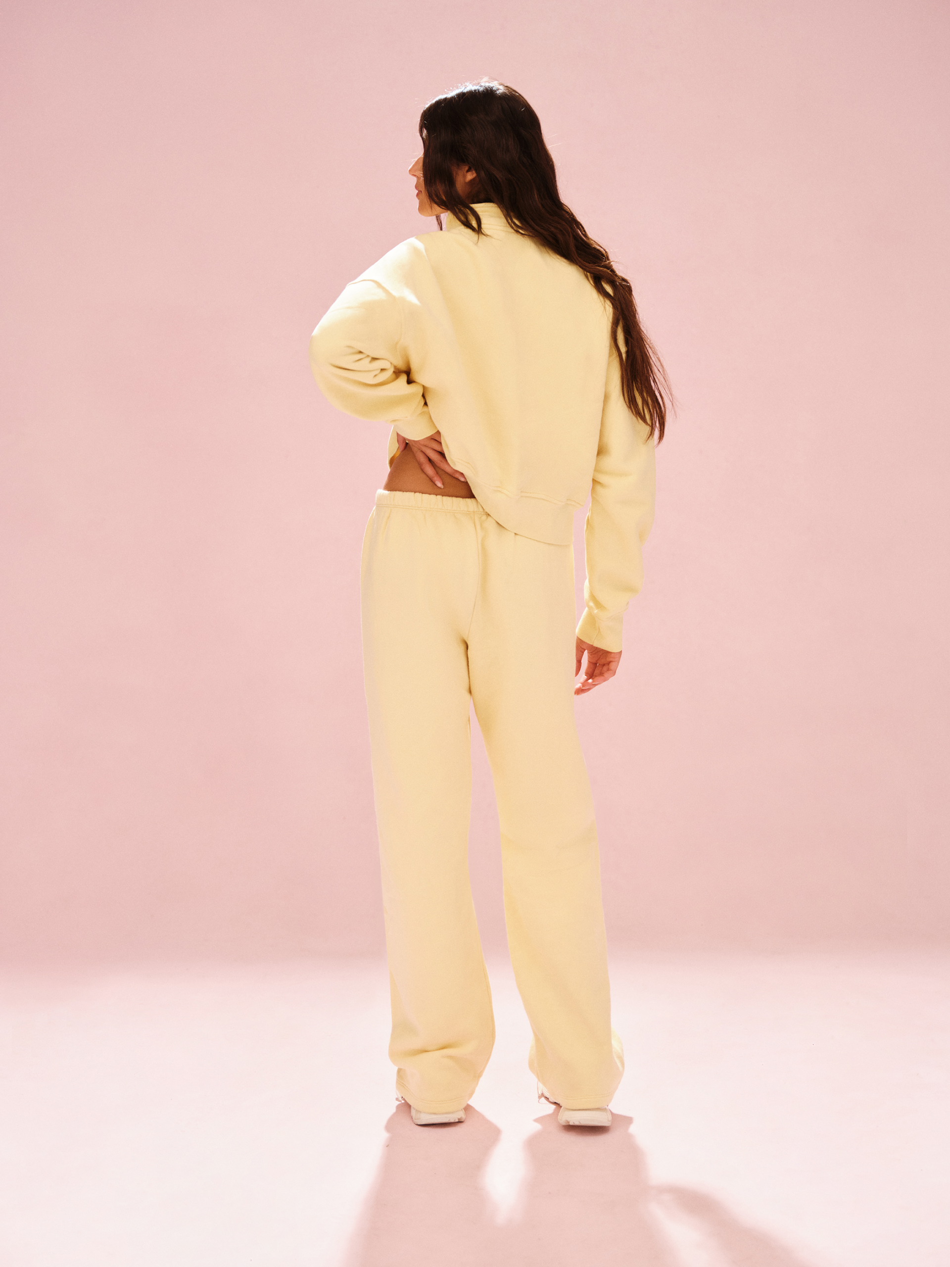 MIDWEIGHT SWEATS STAPLE SET FUNNEL ZIP - ORANGE SODA - Image 4