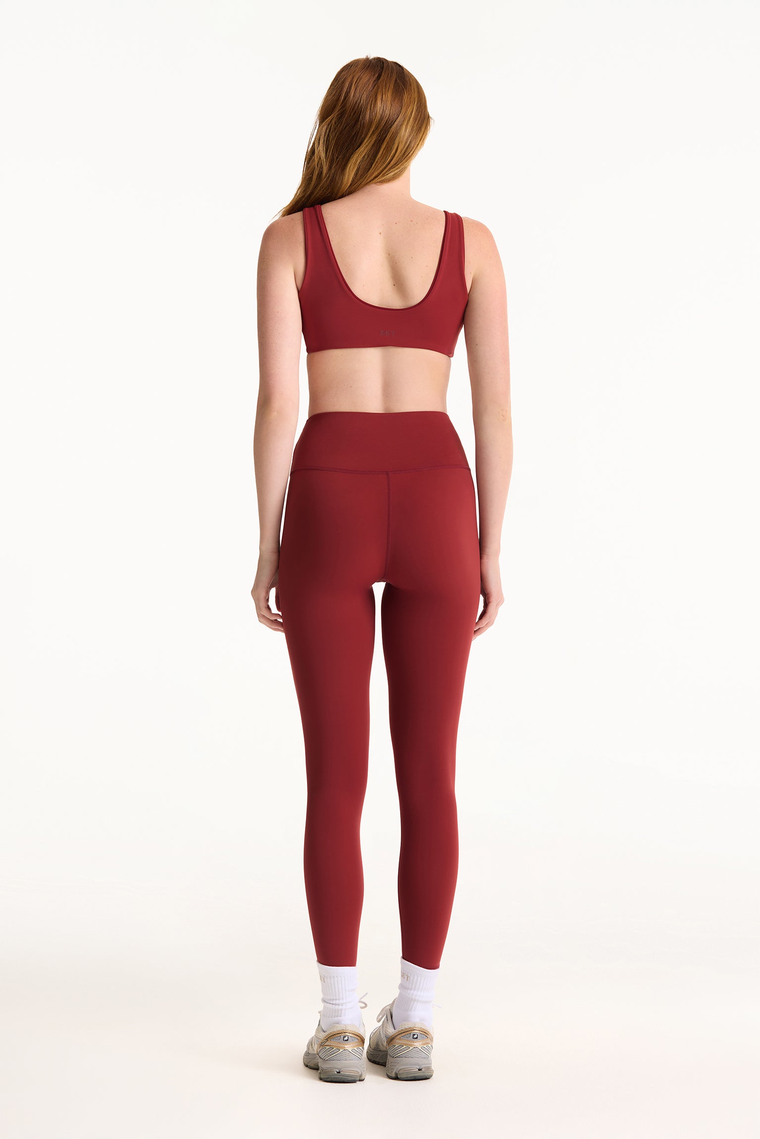 BREATHE CONTRAST WRAP BRA - SNAPPER - Image 3