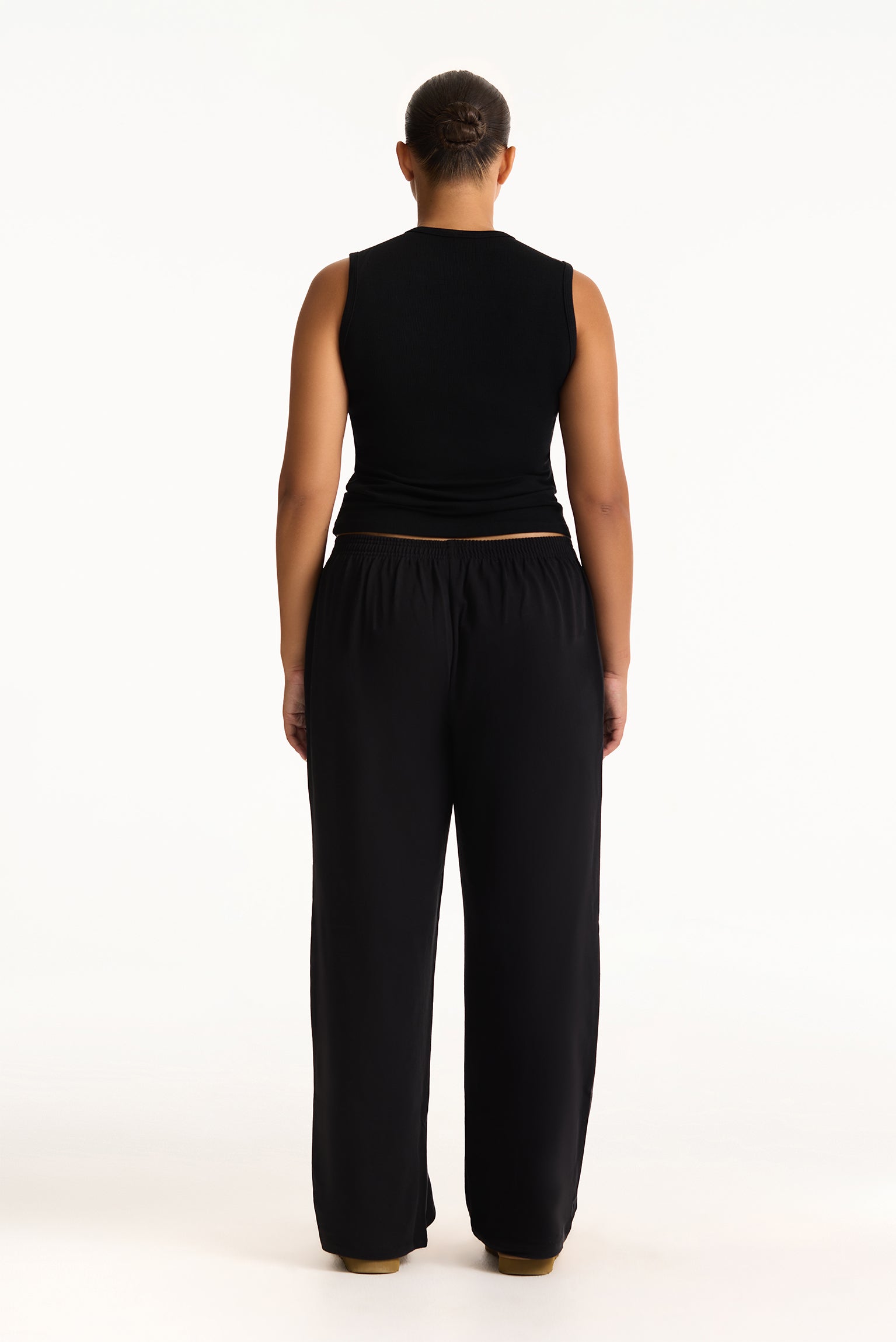 RIBBED MODAL BODY MUSCLE TANK - ONYX - Image 3